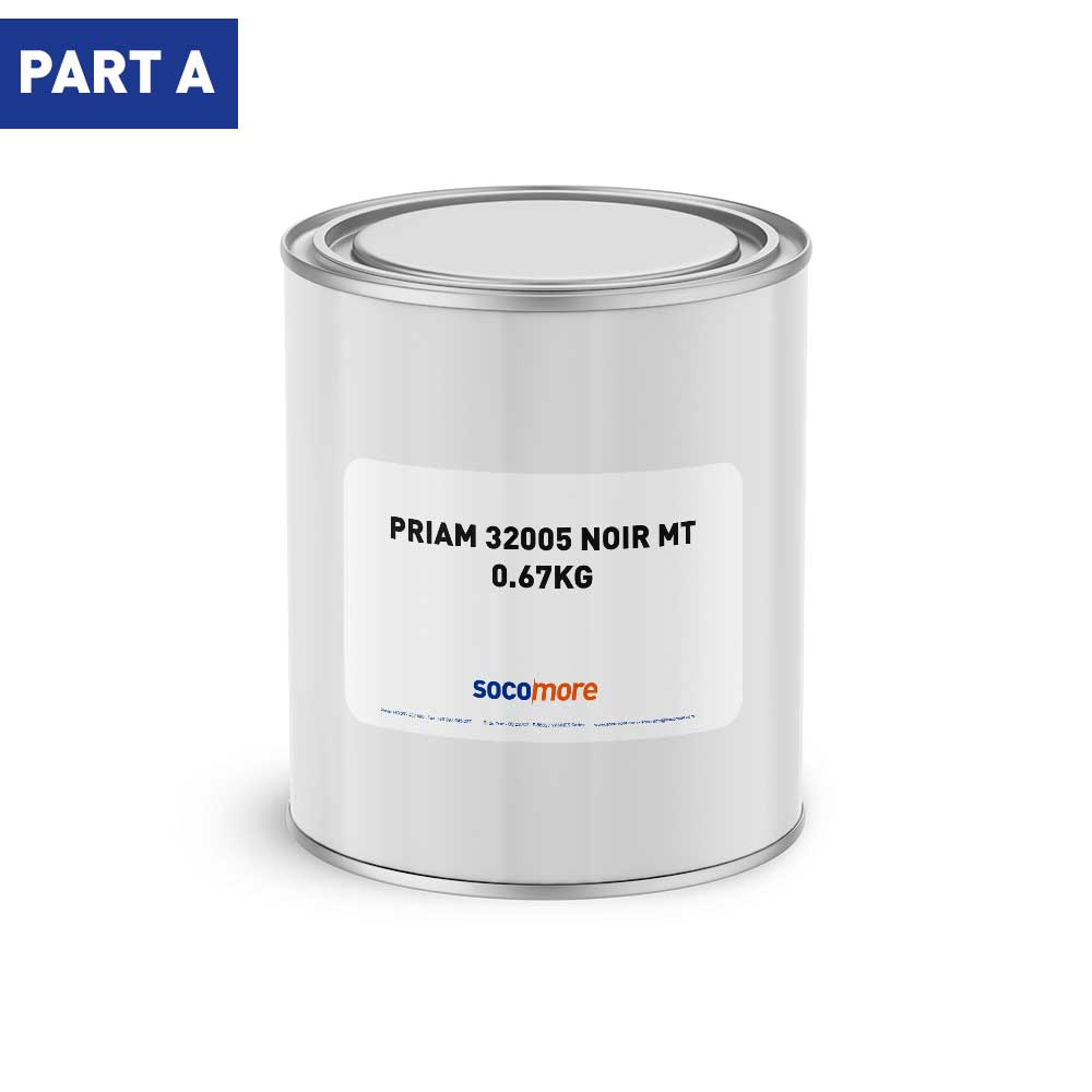 POLYURETHANE TOPCOAT PRIAM 32005 NOIR NF603 MT PA 0.67KG