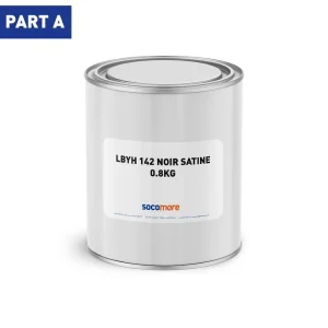EXTERIOR TOPCOAT LBYH 142 NOIR SATINE PA 0.8KG
